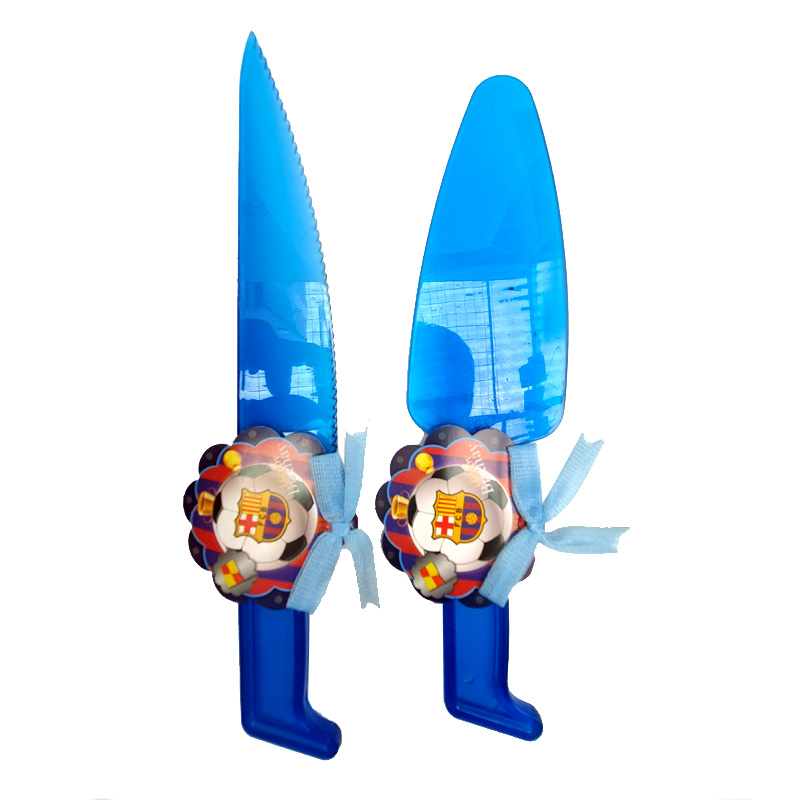 ست کارد و کفگیر سرو کیک مدل بارسلونا