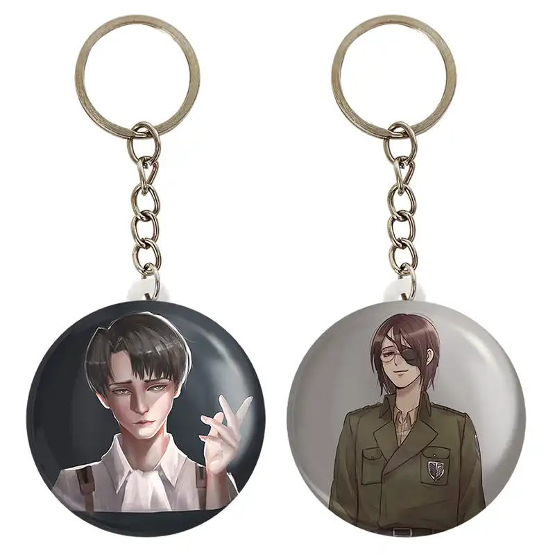 جاکلیدی خندالو مدل لیوای انیمه اتک آن تایتان کد 1861618608 مجموعه 2 عددی