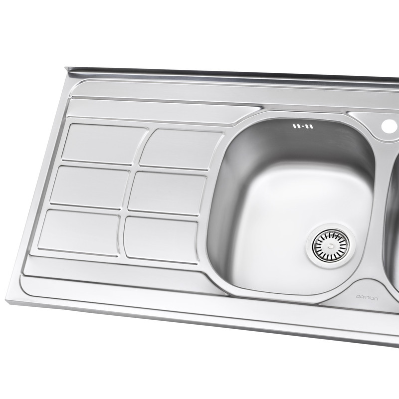 سینک ظرفشویی پرنیان استیل مدل PS 1109 روکار سینک ظرفشویی پرنیان استیل مدل PS 1109 روکار