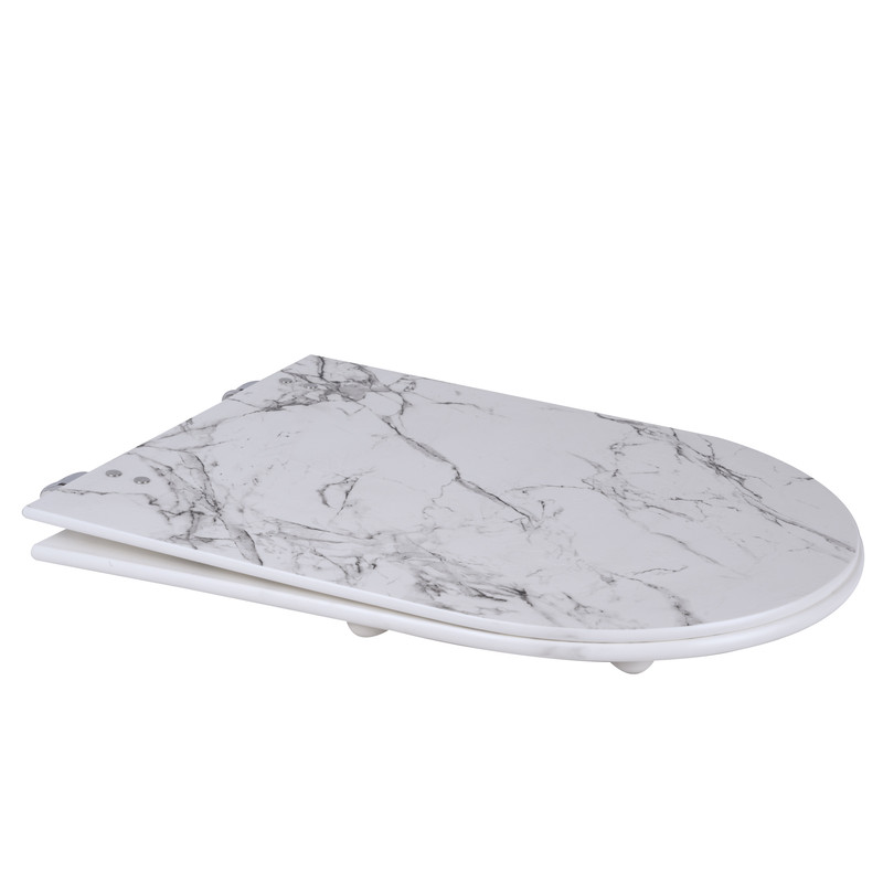 در توالت فرنگی مدل سنگ کوارتز نیم دایره امرالد