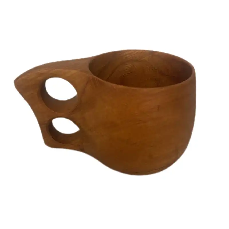 لیوان چوبی مدل کوکسا چوب راش کد SR01