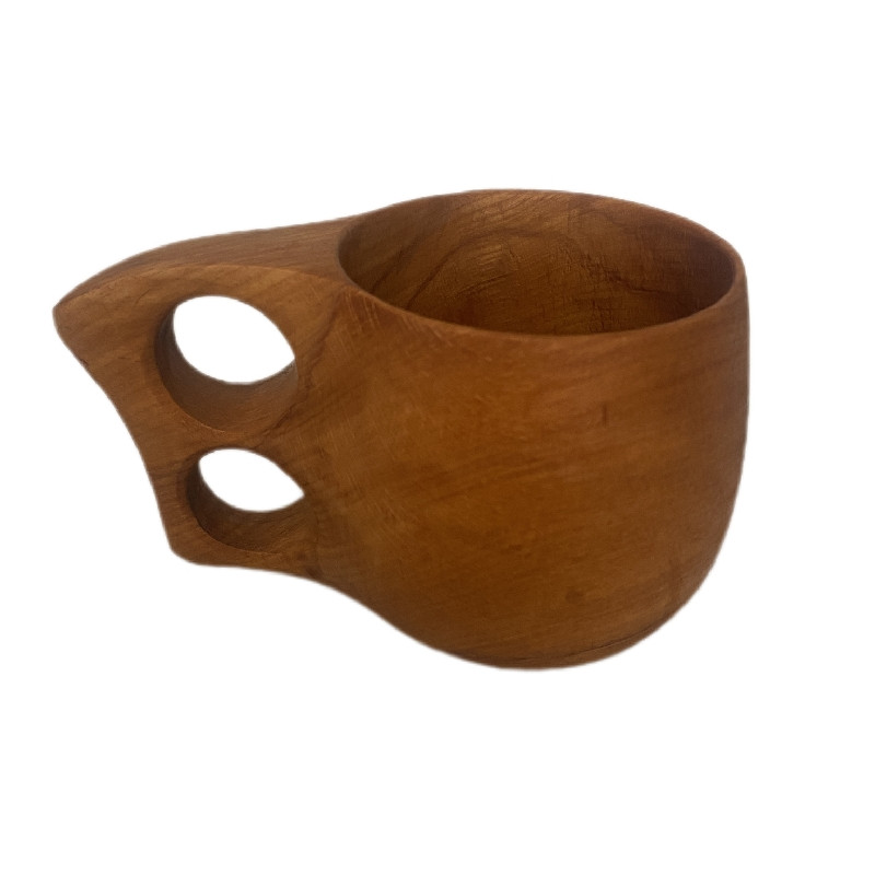 لیوان چوبی مدل کوکسا چوب راش کد SR01