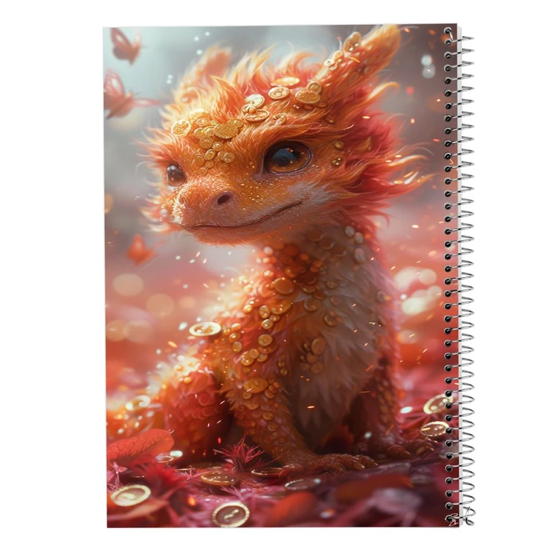 دفتر شطرنجی 50 برگ مدوپد طرح اژدها کد DF16814