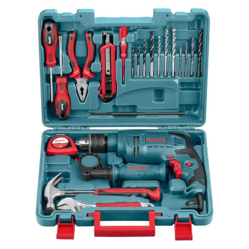 کیت دریل برقی چکشی رونیکس مدل RS_0001