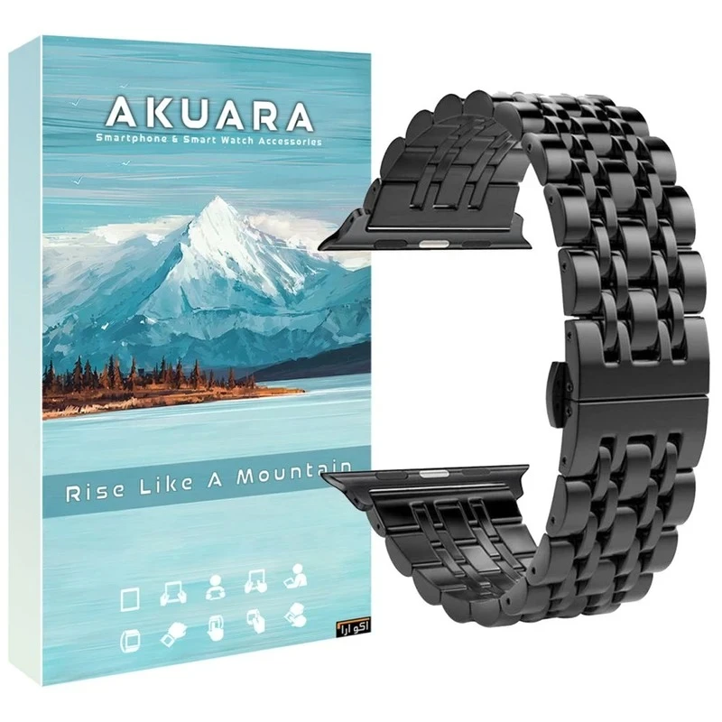 بند آکوآرا مدل 7Bead مناسب برای ساعت هوشمند بلک تایم Ultra X