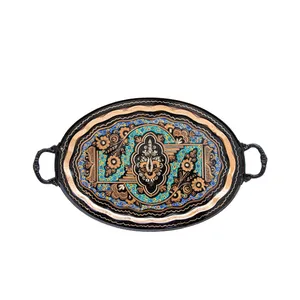 سینی مسی مدل الماس تراش کد 7200