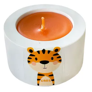 شمع طرح ببر