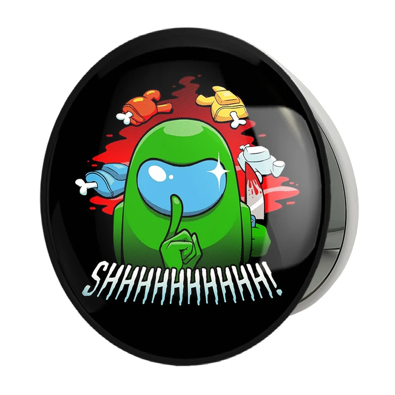 آینه جیبی خندالو طرح امانگ آس Among Us مدل تاشو کد 10307 