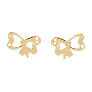 گوشواره طلا 18 عیار زنانه الن نار مدل 0701