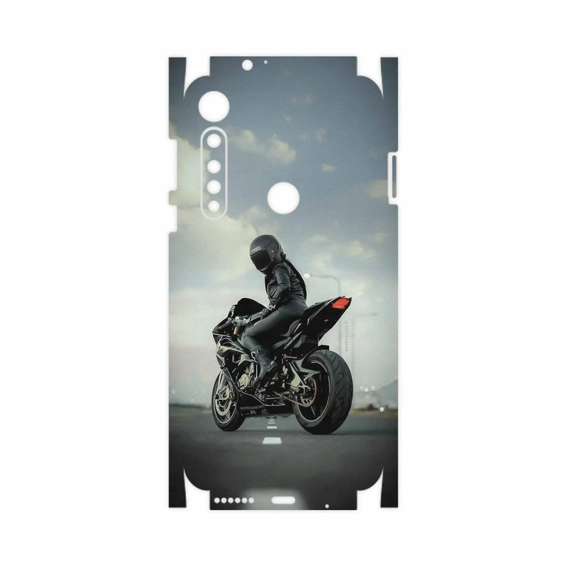 برچسب پوششی ماهوت مدل Motorcycling-FullSkin مناسب برای گوشی موبایل موتورولا One Vision Plus