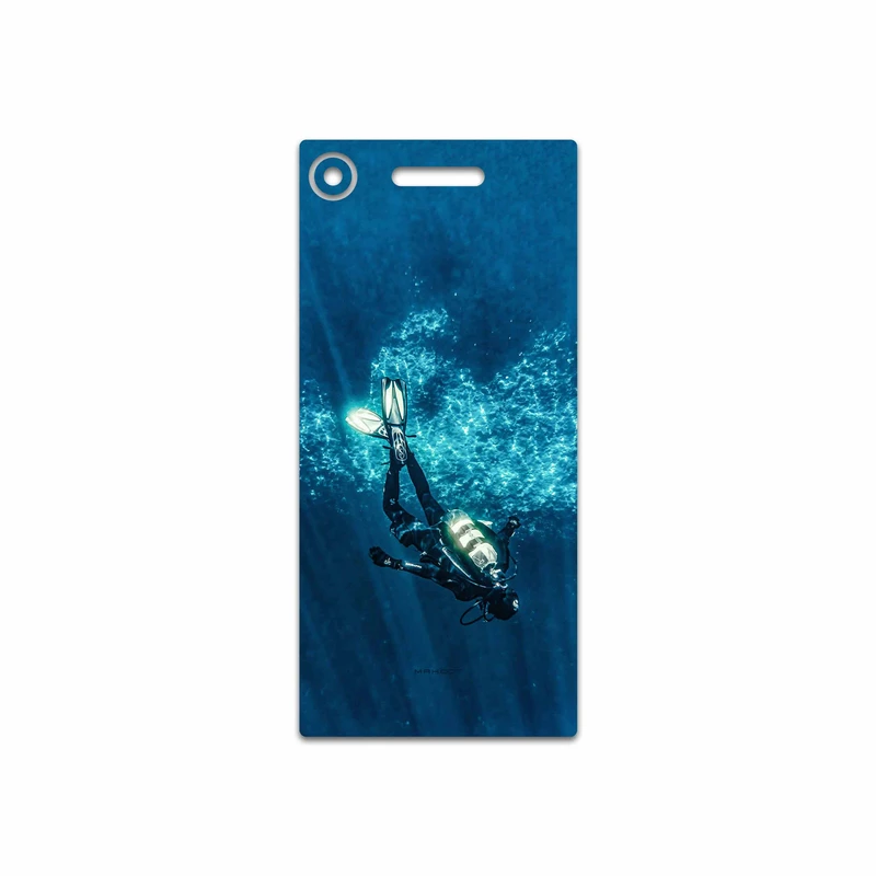 برچسب پوششی ماهوت مدل Scuba Diving مناسب برای گوشی موبایل سونی Xperia XZ1