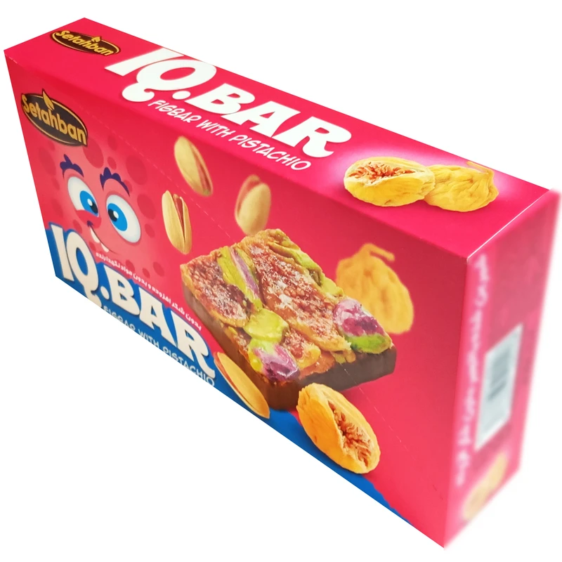 آی کیو بار شکلات توت فرنگی سته بان - 15 گرم بسته 12 عددی