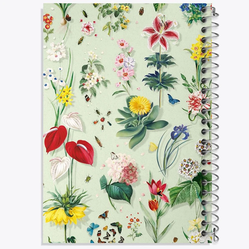 دفتر مشق 100 برگ خندالو طرح گل گلی کد 29090