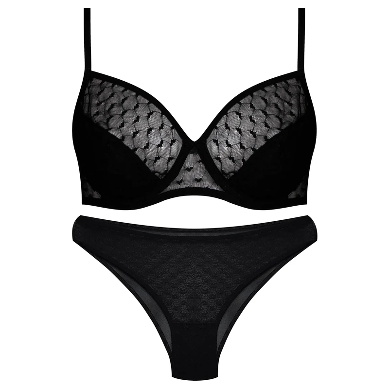 ست شورت و سوتین زنانه برتا مدل فنردار کد 5110-2430-HB