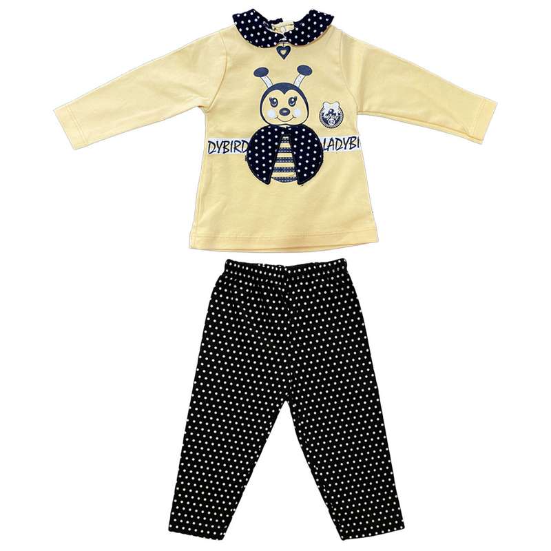 ست تی شرت و شلوار نوزادی مهتا مدل Y19