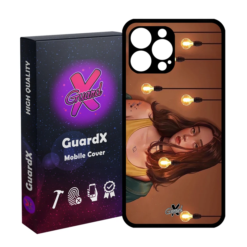 کاور گارد ایکس طرح Girl مدل Glass10034 مناسب برای گوشی موبایل اپل iPhone 13 Pro Max