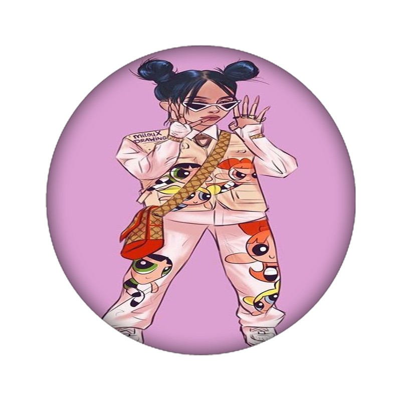 استیکر تزئینی موبایل مدل دختر کد 4697