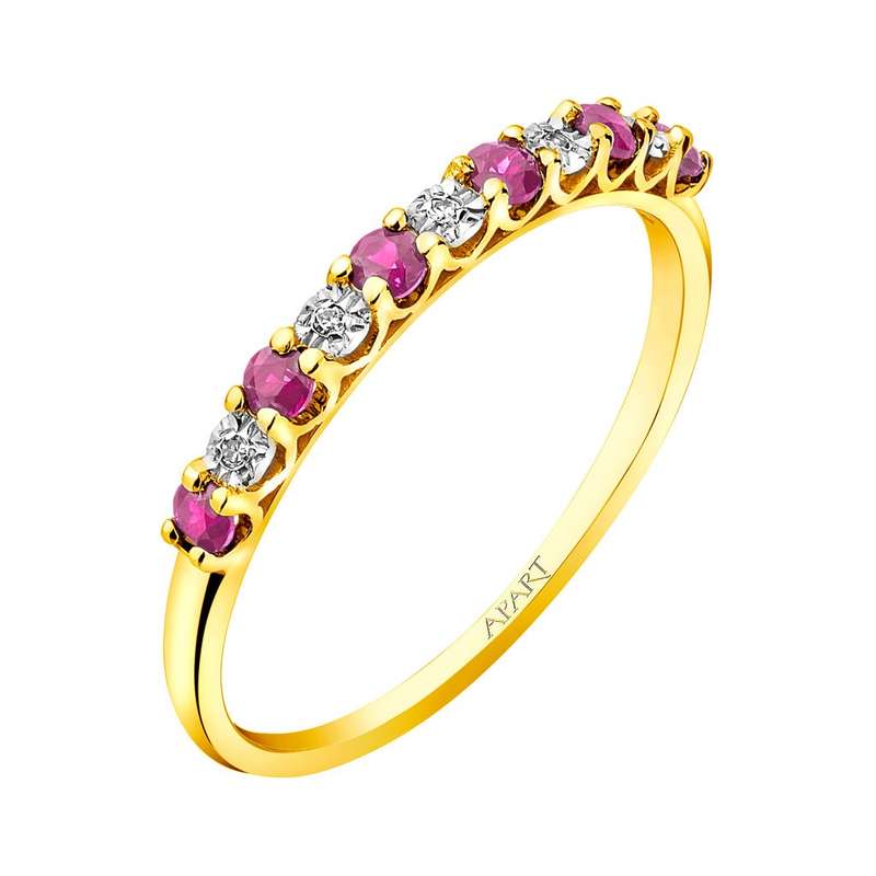 انگشتر طلا 18 عیار زنانه قیراط کد GH3415