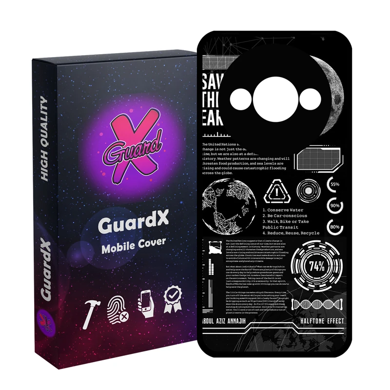 کاور گارد ایکس طرح فضا مدل Glass10836 مناسب برای گوشی موبایل شیائومی Redmi A3 4G/ A3X 4G/ Poco C61