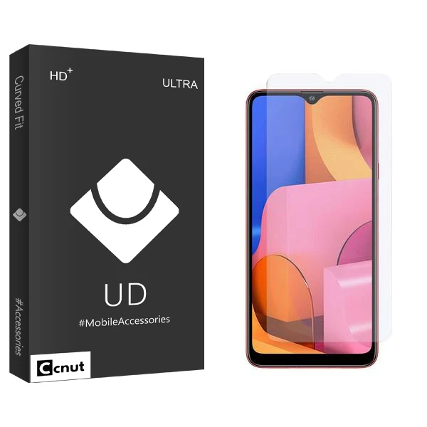 محافظ صفحه نمایش کوکونات مدل UDB مناسب برای گوشی موبایل سامسونگ Galaxy A20s