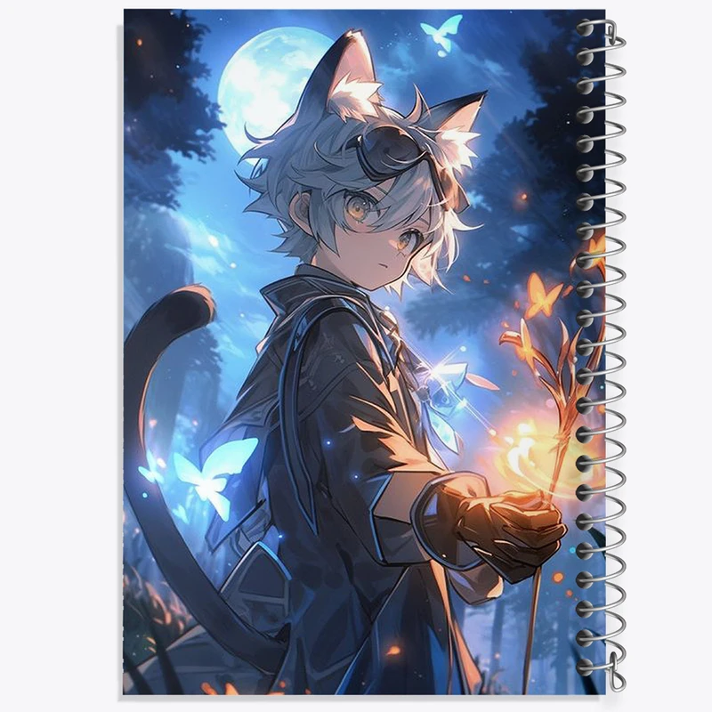 دفتر شطرنجی 50 برگ خندالو طرح پسر انیمه ای کد N1754