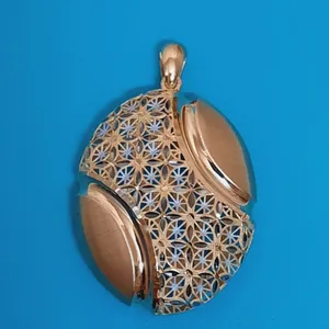 آویز گردنبند طلا 18 عیار زنانه  گالری یارطلا مدل AVA کد PLAV17