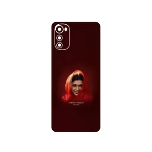 MAHOOT Portrait of an Indian Woman Cover Sticker for Motorola Moto E32s