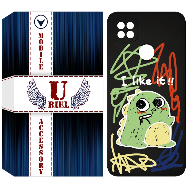 کاور یوریل مدل KSH کد 21 طرح دایناسور نقاش مناسب برای گوشی موبایل شیائومی Redmi 9C