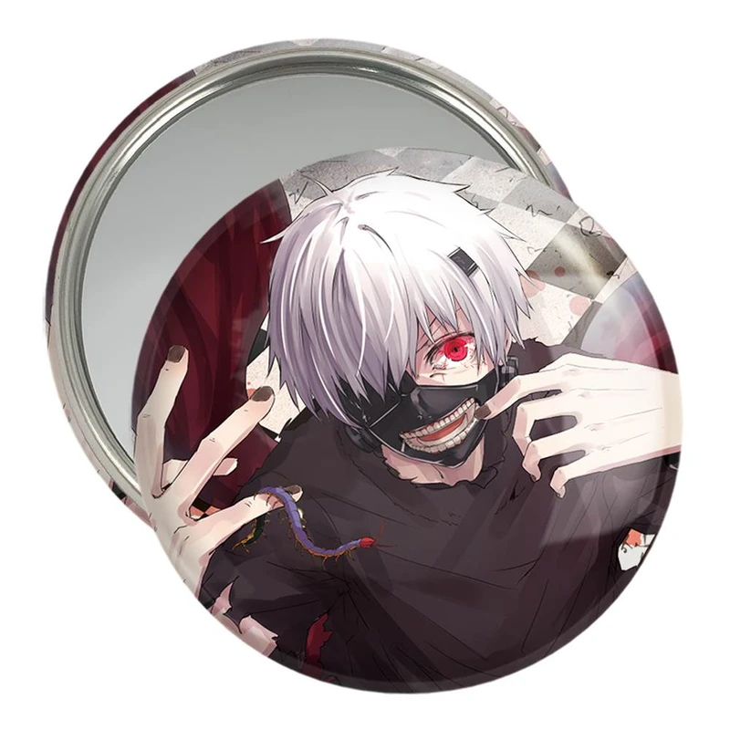 آینه جیبی خندالو مدل کانکی کن انیمه توکیو غول Tokyo Ghoul  کد 11896