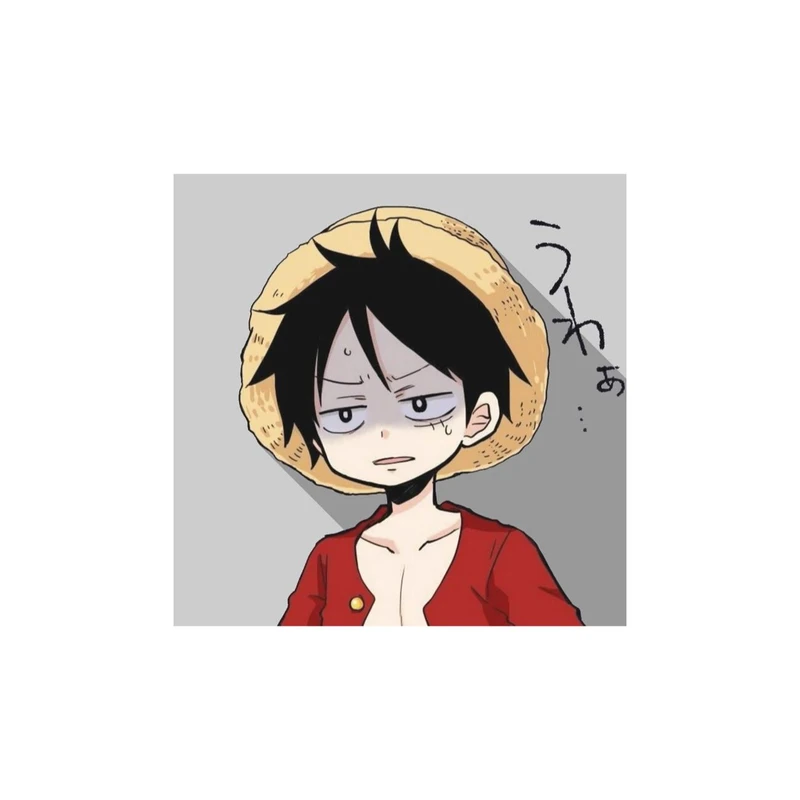 استیکر لپ تاپ و موبایل مدل انیمه طرح وان پیس مانکی دی لوفی one piece Monkey D Luffy کد 6315