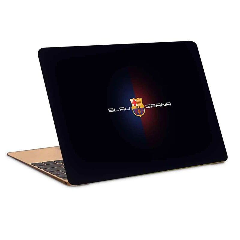 استیکر لپ تاپ طرح f.c barcelona 14کد c-269مناسب برای لپ تاپ 15.6 اینچ