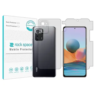 Rockspace transparent screen protector HyGEL model suitable for Xiaomi Poco X3 GT mobile phone with back protector