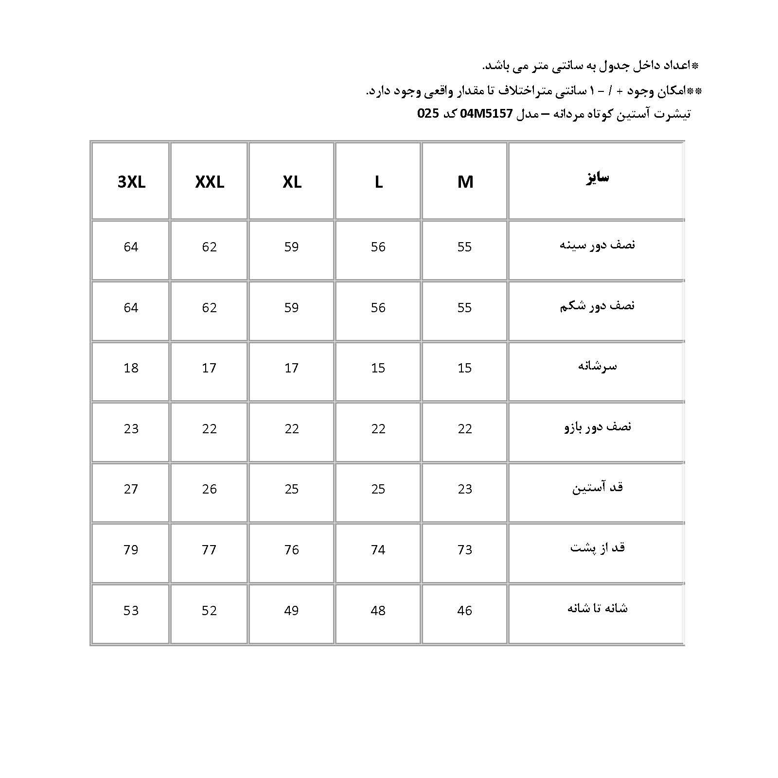 تی‌شرت آستین کوتاه مردانه پاتن جامه مدل 04MC8113 رنگ سرمه‌ای -  - 7