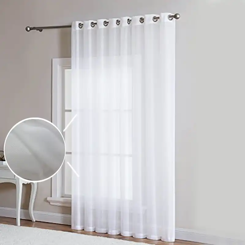 پرده تیکو دکو مدل حریر خاویاری کرپ سایز 300x280 سانتی متر