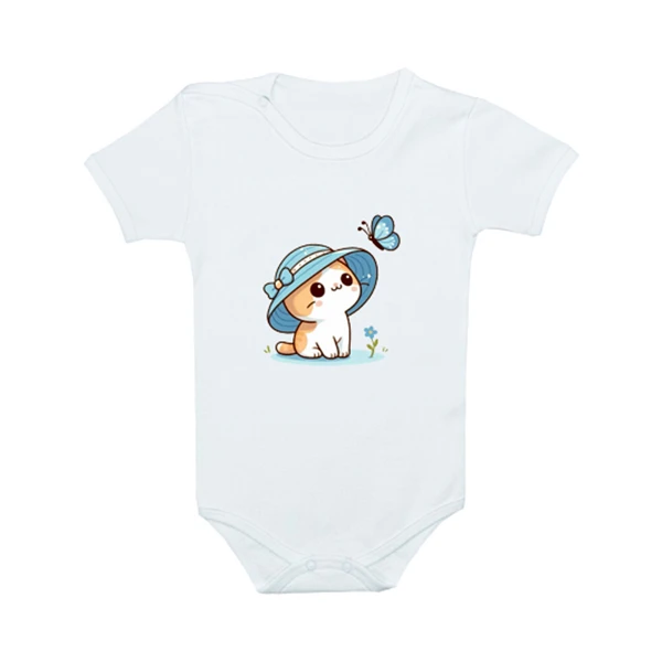 بادی آستین کوتاه نوزادی مدل D17-01