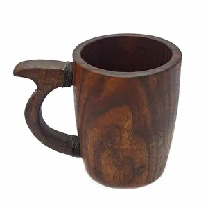 لیوان چوبی مدل ساده کد 3434