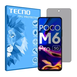 Tecno HyPRV model Privacy screen protector suitable for Xiaomi Poco M6 Pro 5G mobile phone