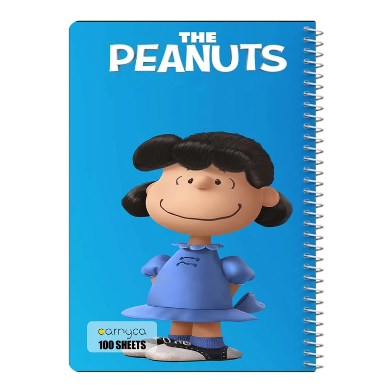دفتر مشق 100 برگ سیمی کارنیکا طرح فیلم بادام زمینی ها The Peanuts کد 26591