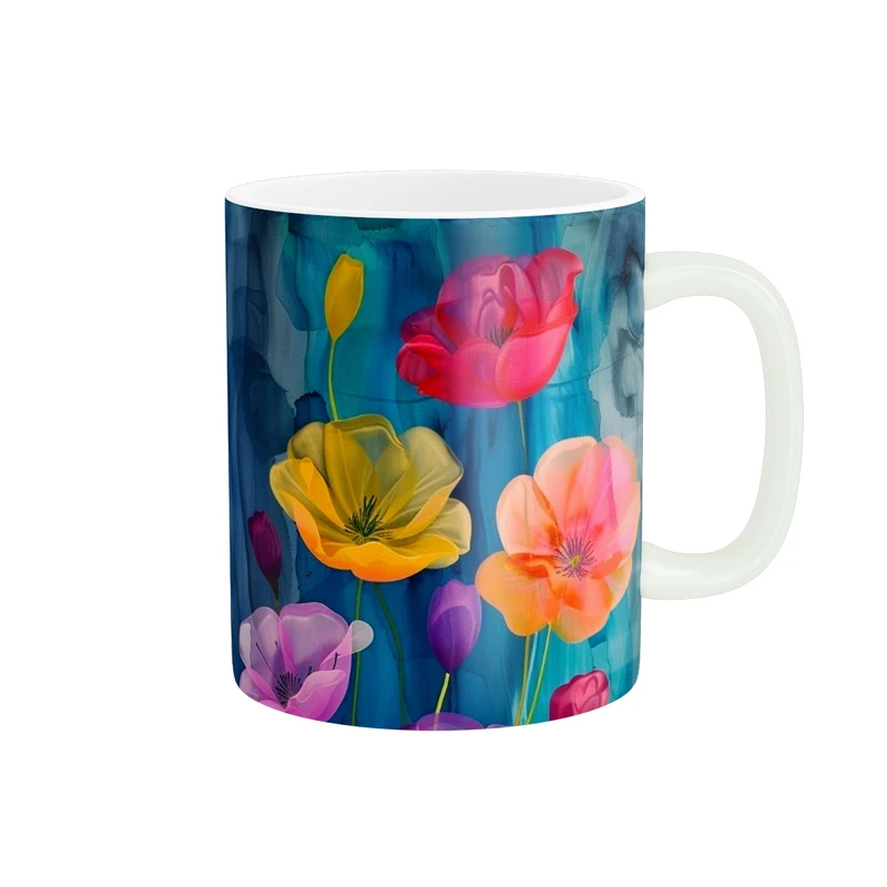 ماگ پاد آفرین طرح گل کد 3182