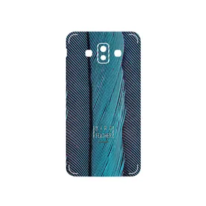 MAHOOT Turquoise feathers Cover Sticker for Samsung Galaxy J7 Duo
