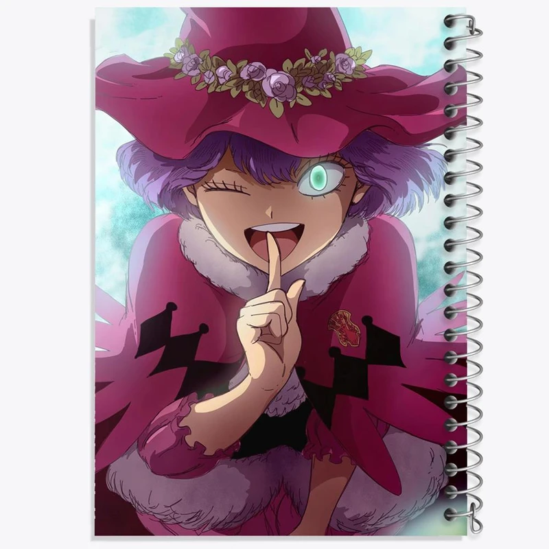 دفتر نت موسیقی 50 برگ خندالو مدل دوروتی آنسورف انیمه بلک کلاور Black Clover کد 11707