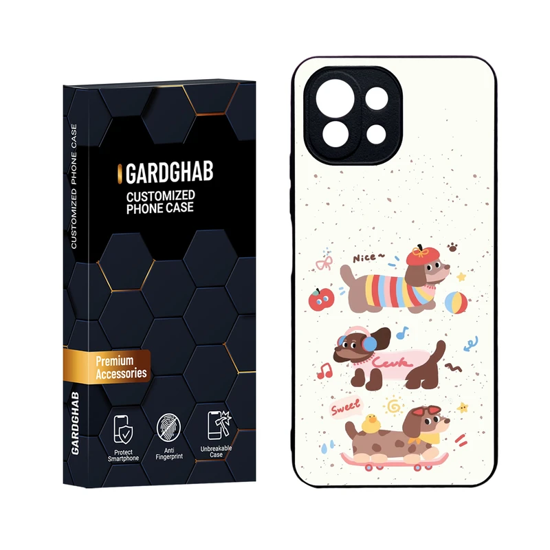کاور گارد قاب مدل دورژله ای فانتزی مناسب برای گوشی موبایل شیائومی Mi 11 Lite 4G / 5G