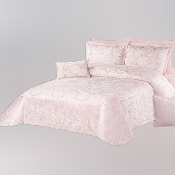 سرویس روتختی مدل مخمل ترک طرح مونیکا دونفره 8 تکه