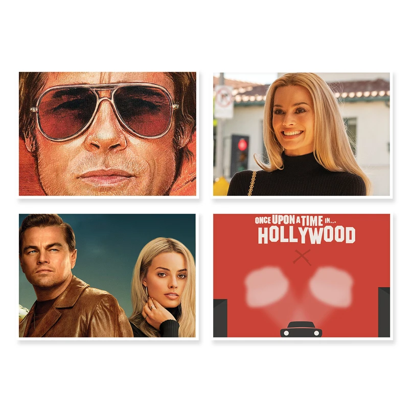 پوستر طرح فیلم Once Upon a Time in Hollywood کد A-1709 مجموعه 4 عددی