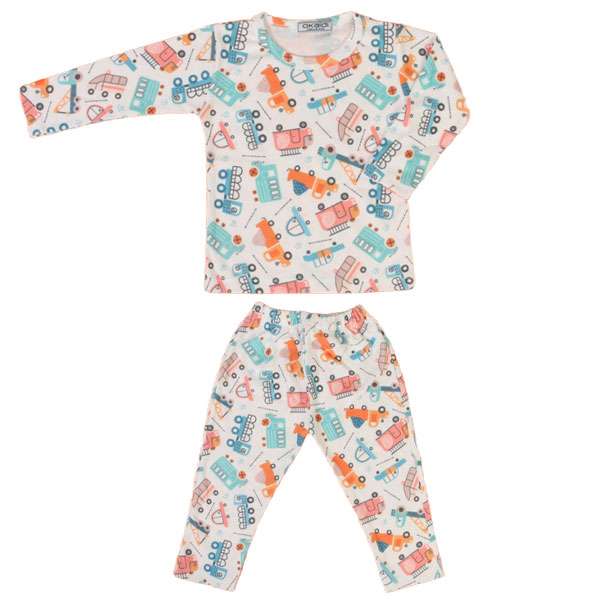 ست تی شرت و شلوار پسرانه مدل nb712