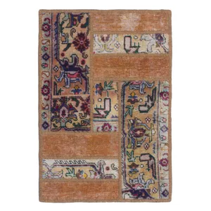 کلاژ فرش دستبافت نیم متری مدل خوی کد 13775