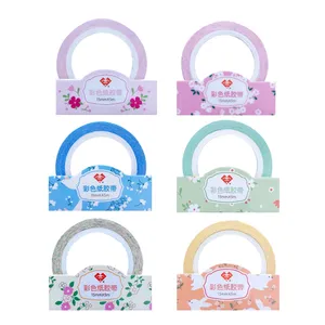 چسب نواری مدل واشی طرح بهار  عرض 1.5 سانتیمتری مجموعه 6 عددی