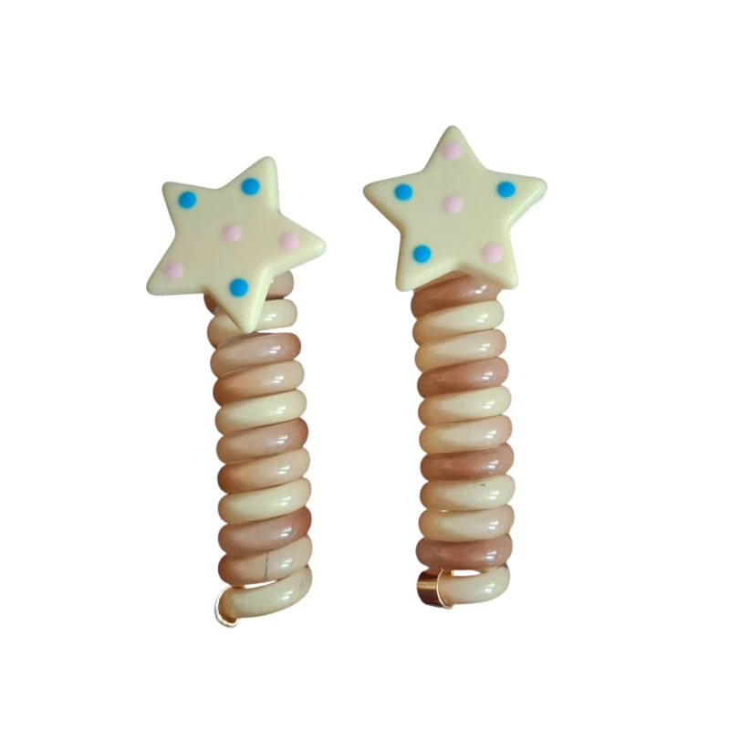 کش مو  دخترانه  مدل ستاره کد Sanaz بسته دو عددی