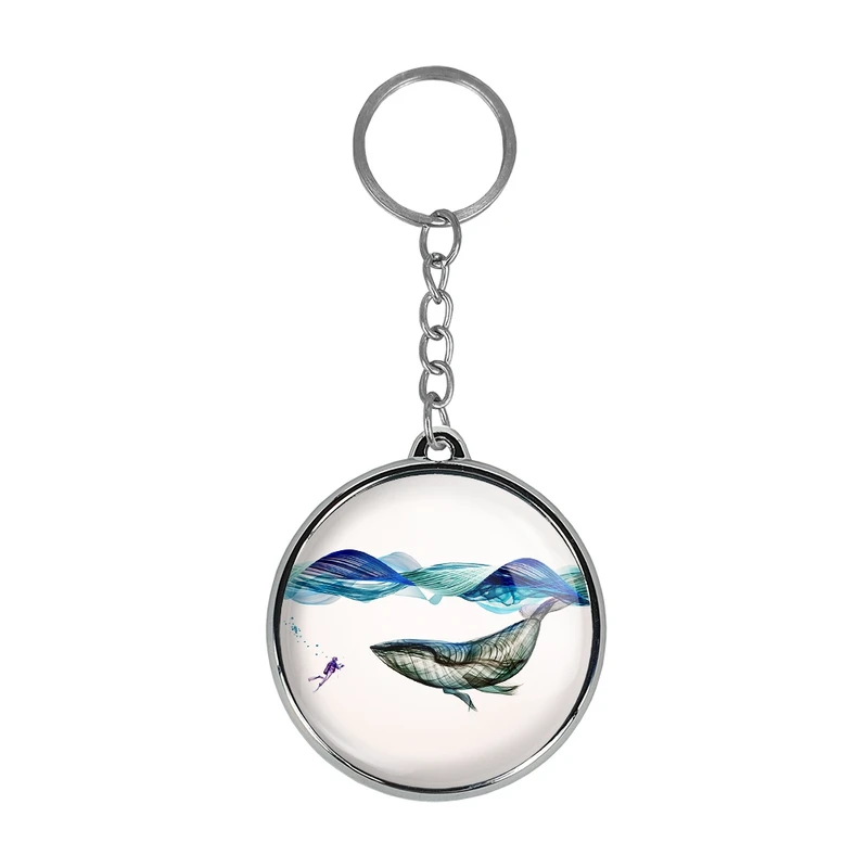 جاکلیدی خندالو طرح وال نهنگ مدل دوطرفه کد 2950429505