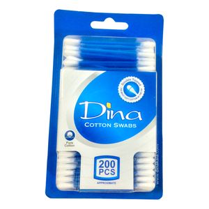 نقد و بررسی گوش پاک کن دینا مدل Cotton Swabs بسته 200 عددی توسط خریداران